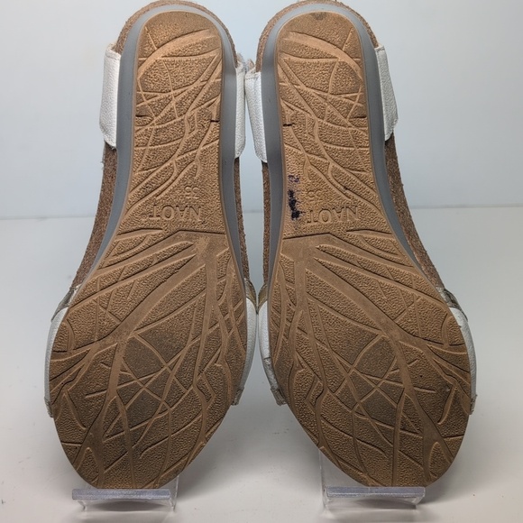 Naot Fiona white wedge sandals womans size 4-4.5 EU 35 - Picture 11 of 16